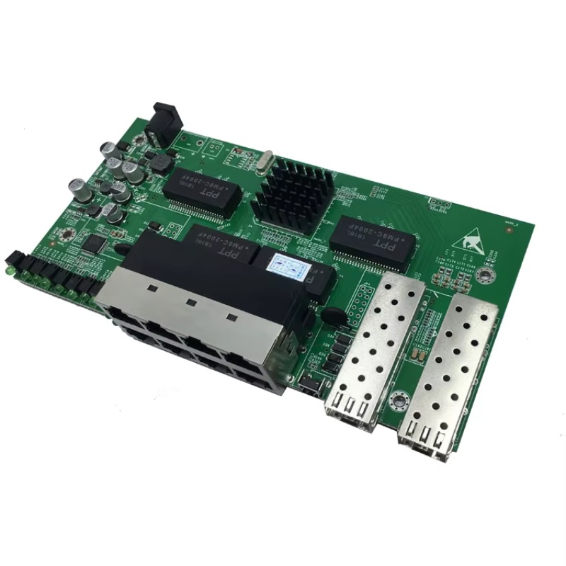 Managed Gigabit Poe Switch 8 Port 802.3At - Commutateur PoE+ Gigabit 8 ports personnalisé,