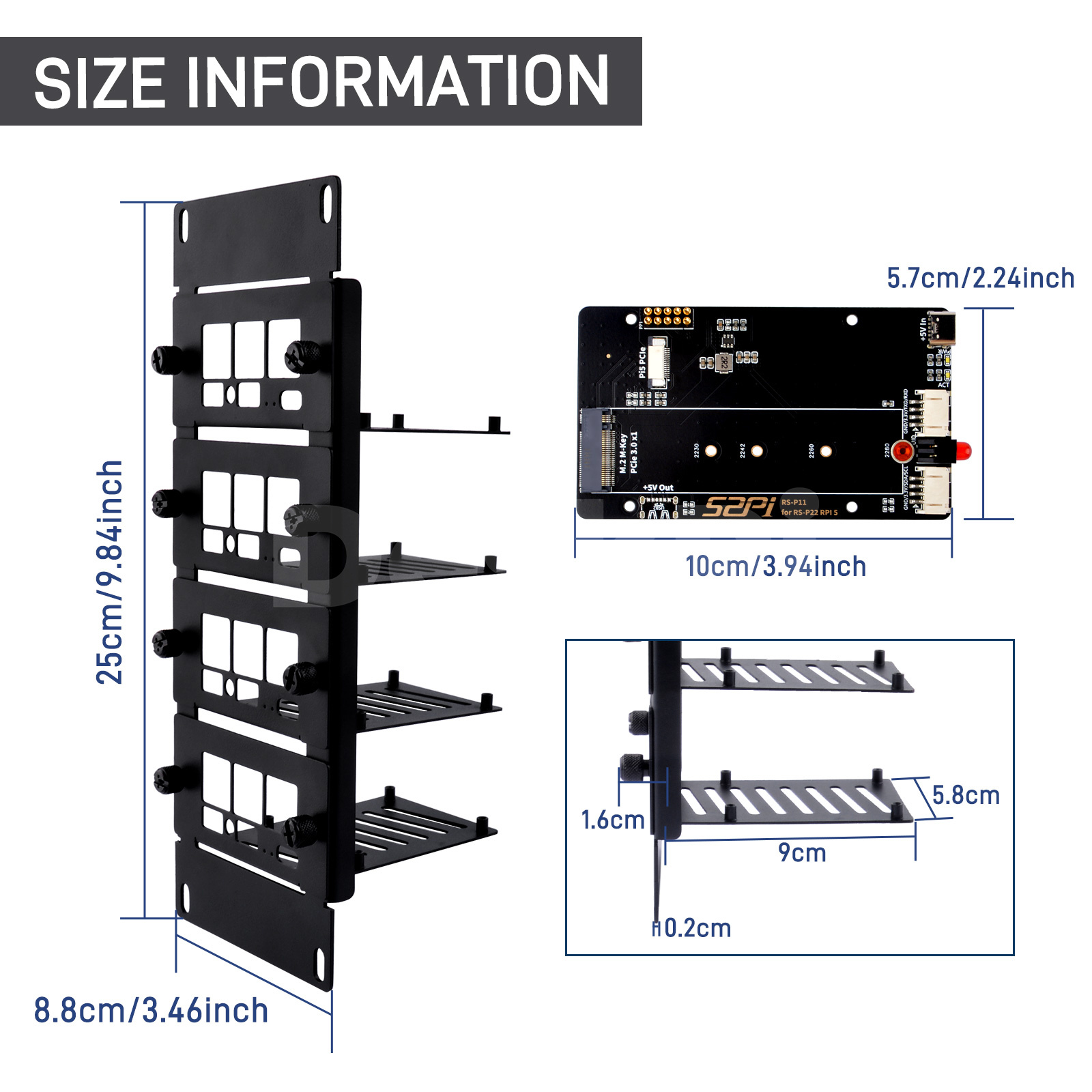 DeskPi Rackmate 10 pouces 2U s - Deskpi Super6C avis et prix