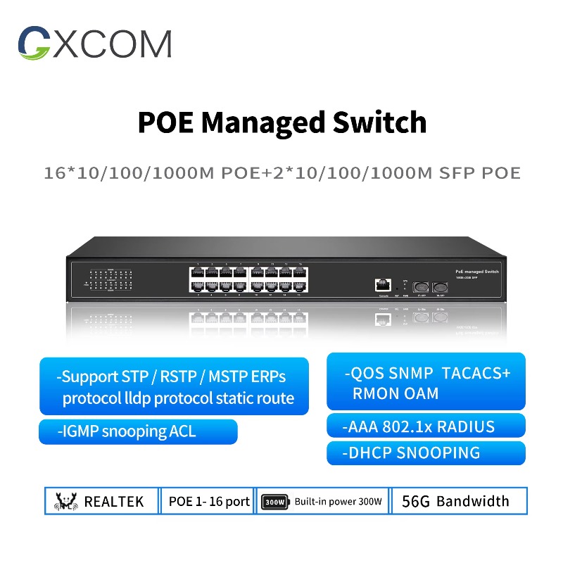 Commutateur PoE géré L2 à 8 po - Managed Gigabit Poe Switch 8 Port 802.3At avis et prix