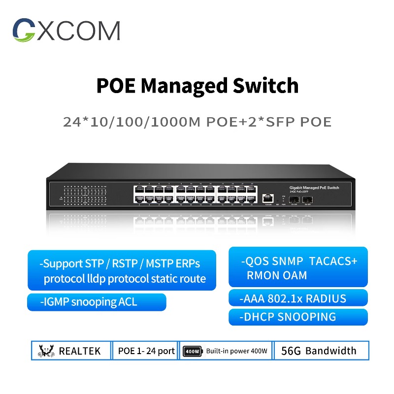 Commutateur PoE géré L2 à 8 po - Managed Gigabit Poe Switch 8 Port 802.3At avis et prix