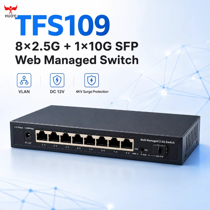 Commutateur géré 8 ports 2,5 G - Sfp+ 10G Managed Switch 8 Port avis et prix